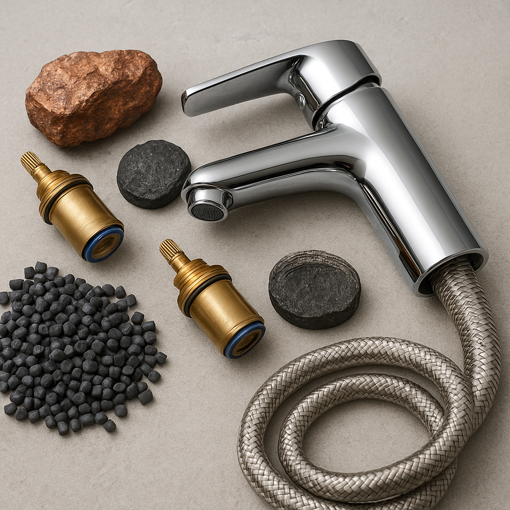 Z czego robi się baterie łazienkowe